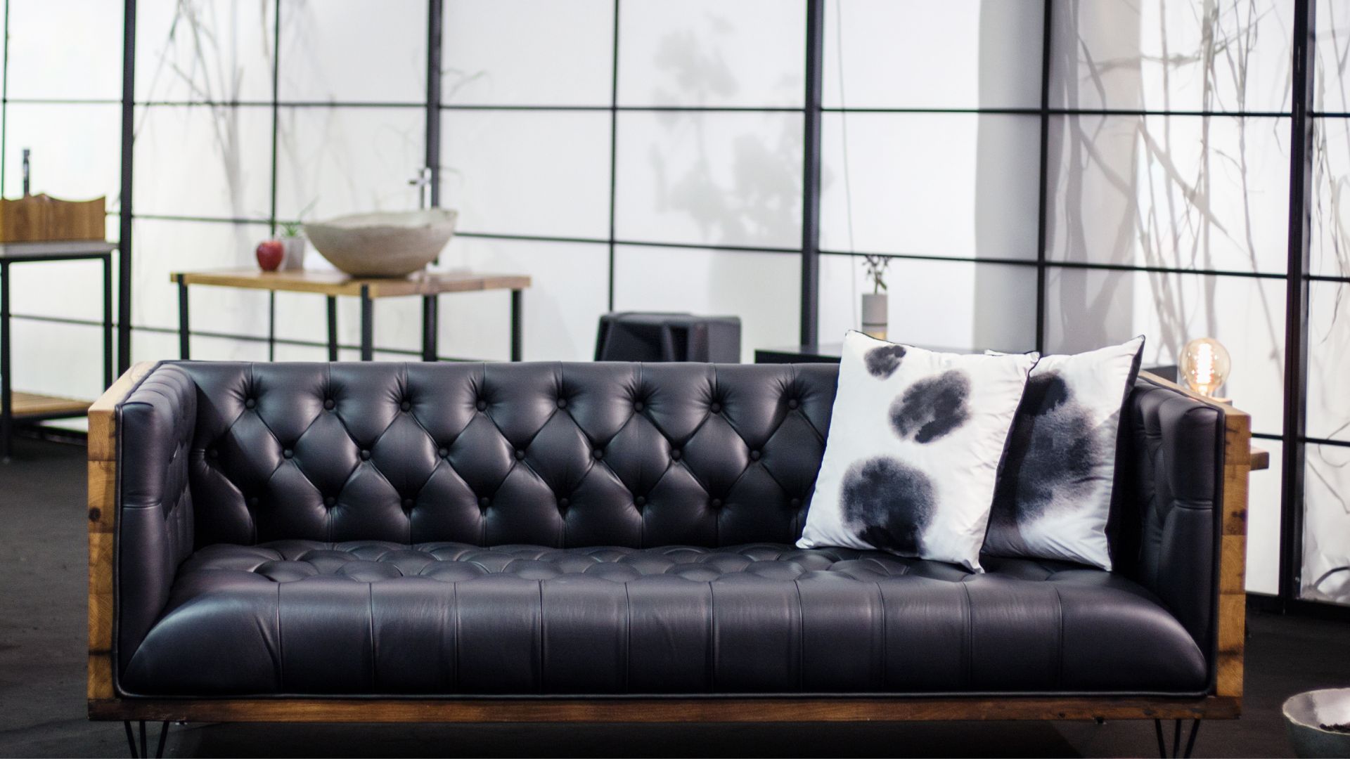 leather couch