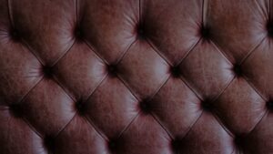 pristine leather couch