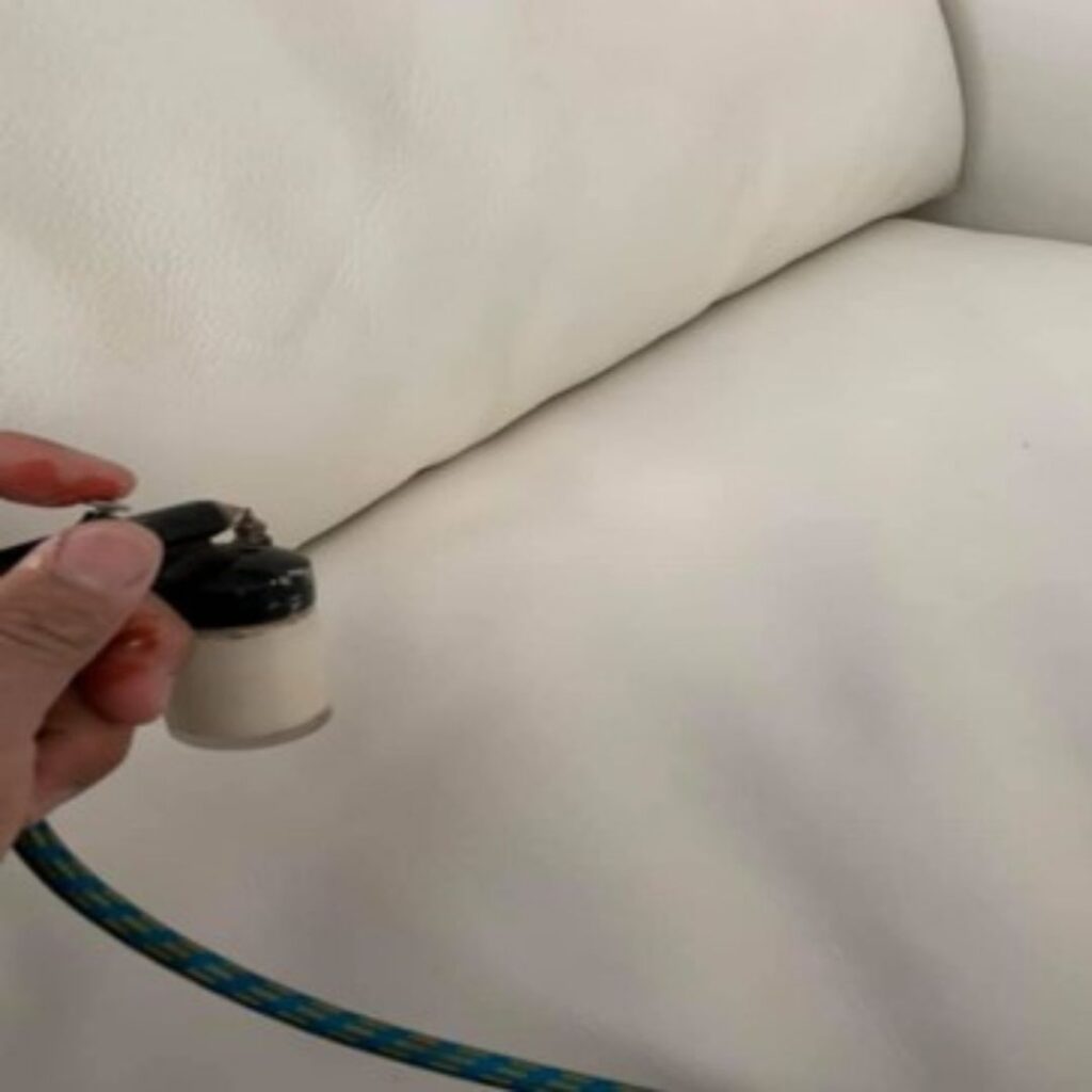 color matching for a leather couch repair