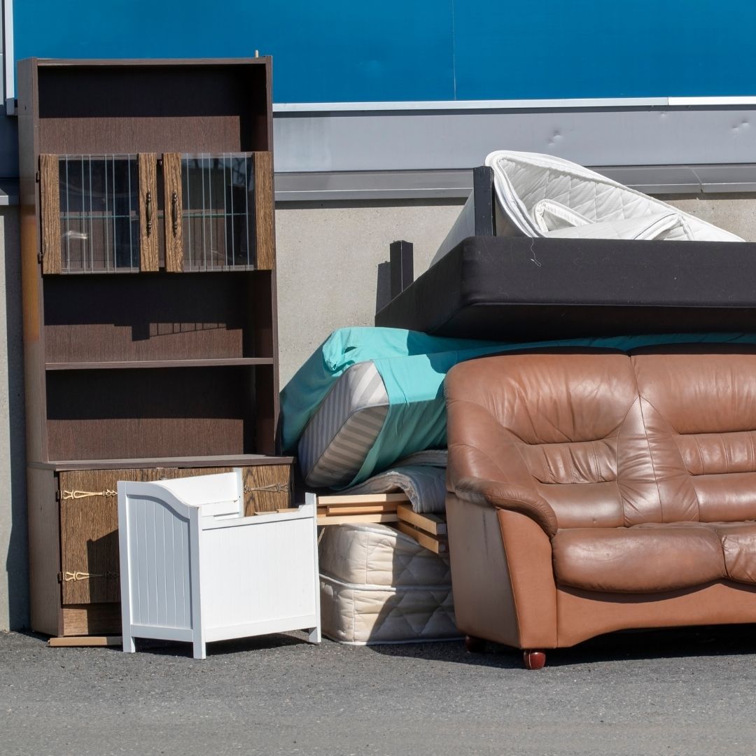 cheap furniture at the curb